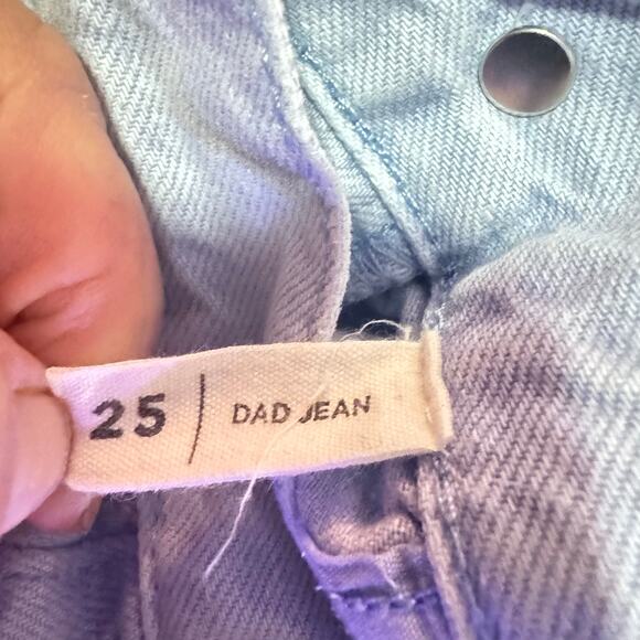 PacSun Dad Jean Cut off Button Fly  Shorts 25 - Picture 6 of 8
